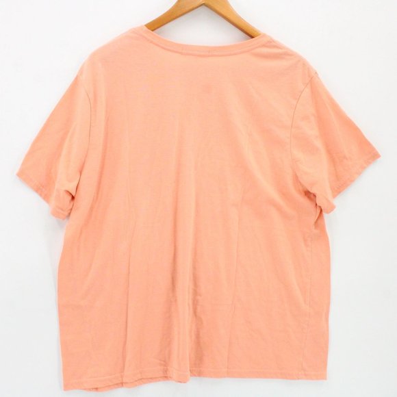 Indigo Soul Shirt Womens Pink Orange Animals Graphic Logo Lightweight Size 2XL - Picture 6 of 8